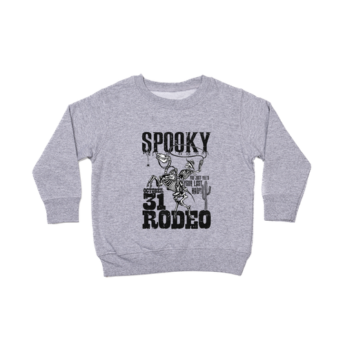 Spooky Rodeo - Kids Sweatshirt (Heather Gray)