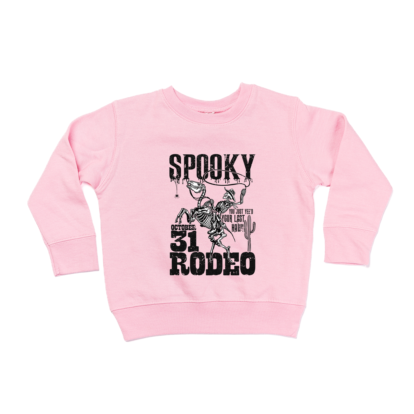 Spooky Rodeo - Kids Sweatshirt (Pink)