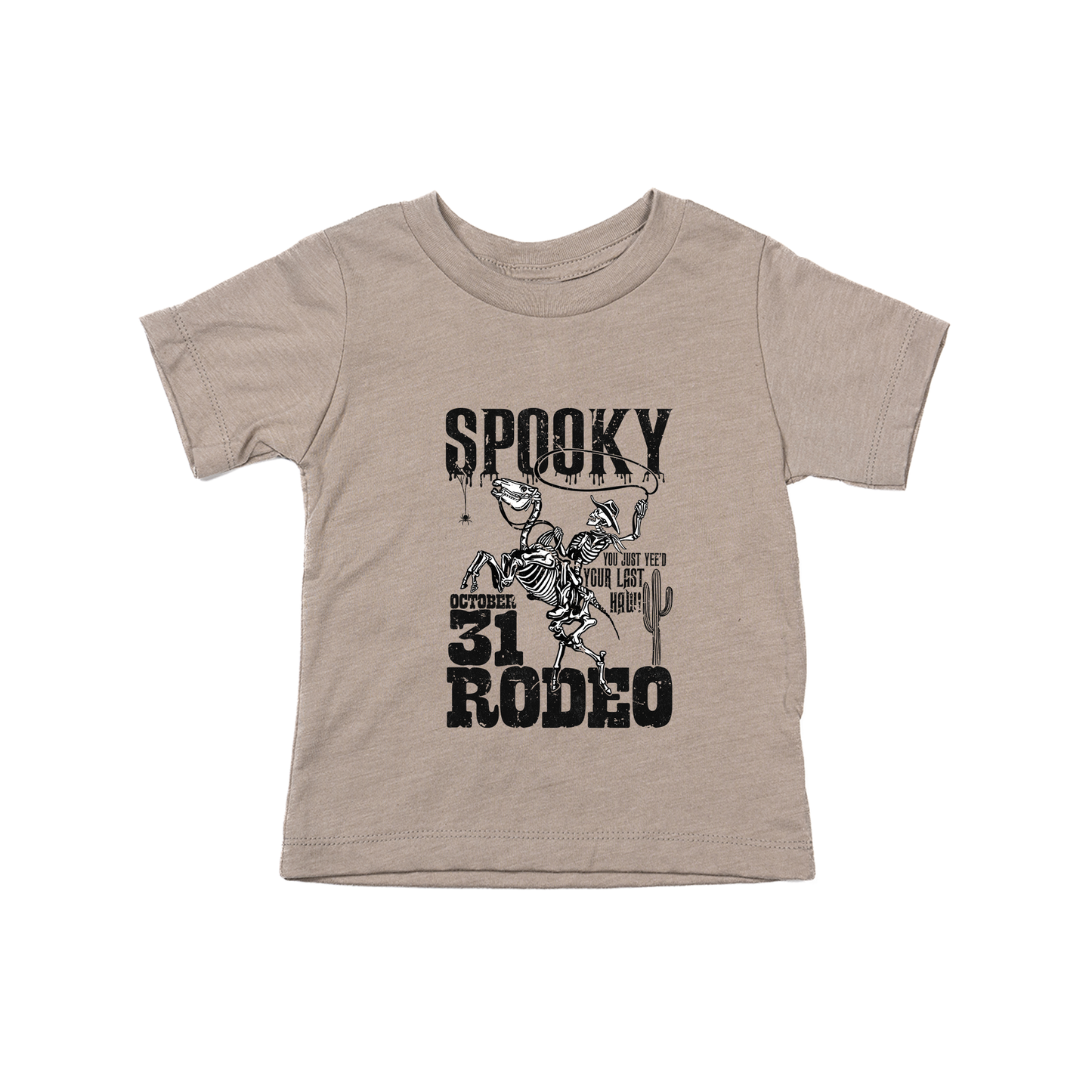 Spooky Rodeo - Kids Tee (Pale Moss)