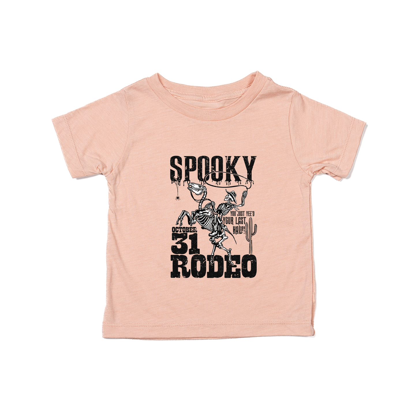 Spooky Rodeo - Kids Tee (Peach)