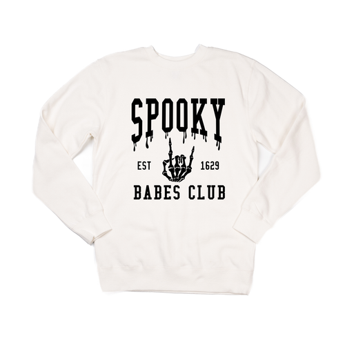 Spooky Babes Club (Black) - Sweatshirt (Creme)