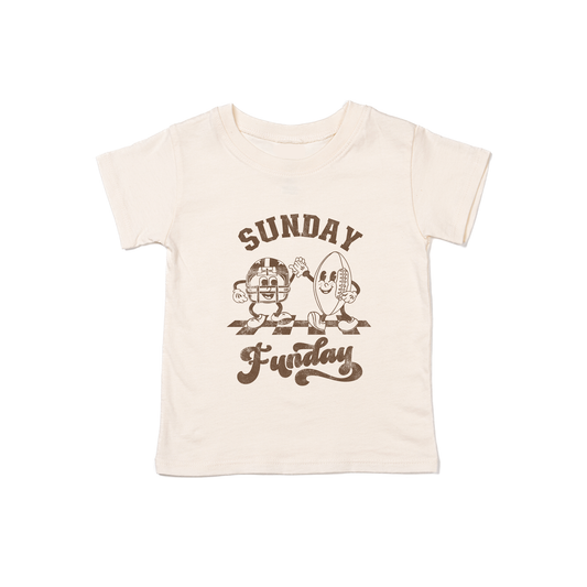 Sunday Funday Football Friends - Kids Tee (Natural)