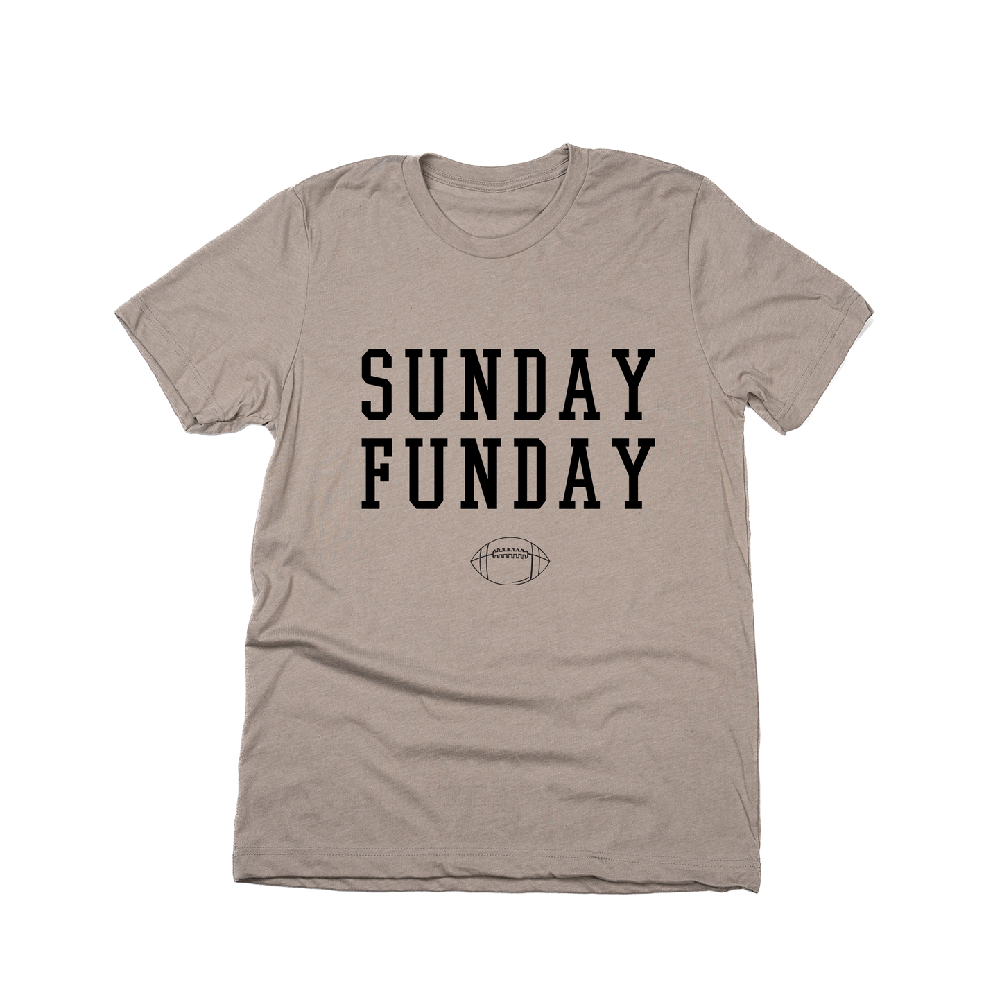 Sunday Funday (Black, Varsity) - Tee (Pale Moss)