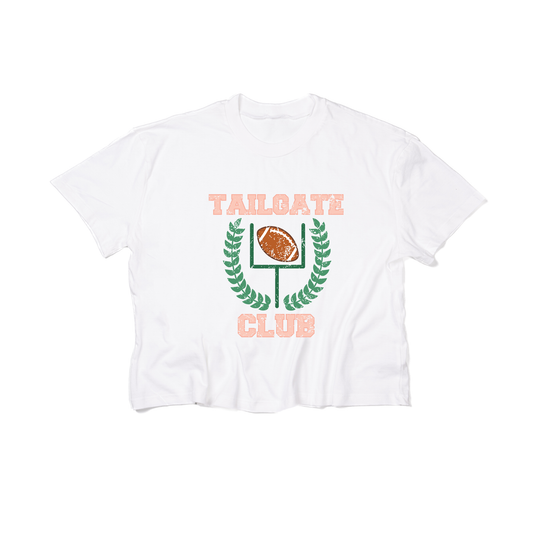 Tailgate Club - Cropped Tee (White)