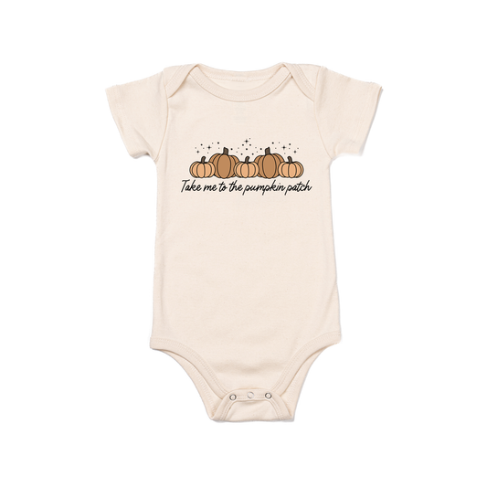 Take Me To The Pumpkin Patch - Bodysuit (Natural, Short Sleeve)