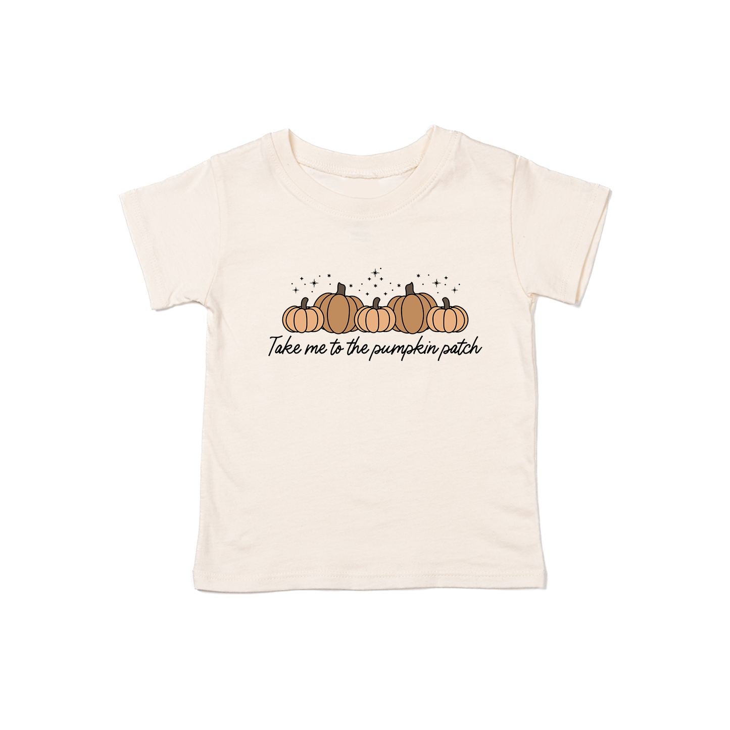 Take Me To The Pumpkin Patch - Kids Tee (Natural)