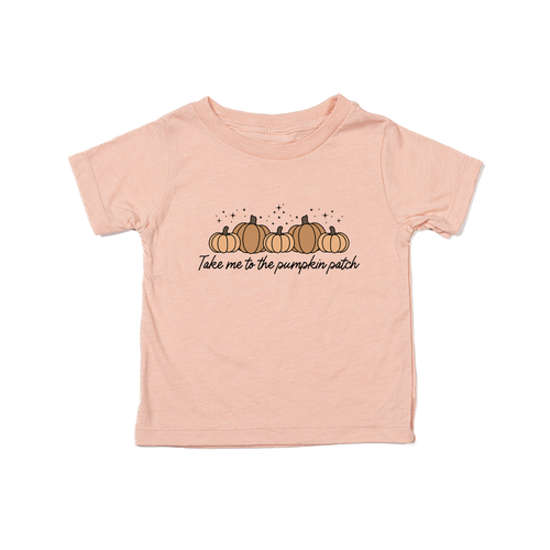 Take Me To The Pumpkin Patch - Kids Tee (Peach)