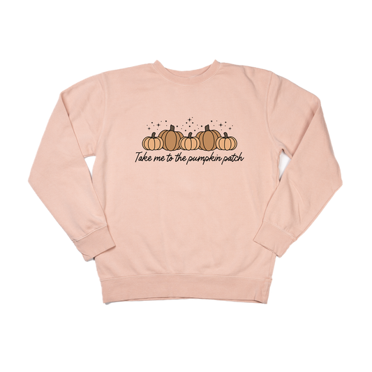 Take Me To The Pumpkin Patch - Sweatshirt (Dusty Peach)