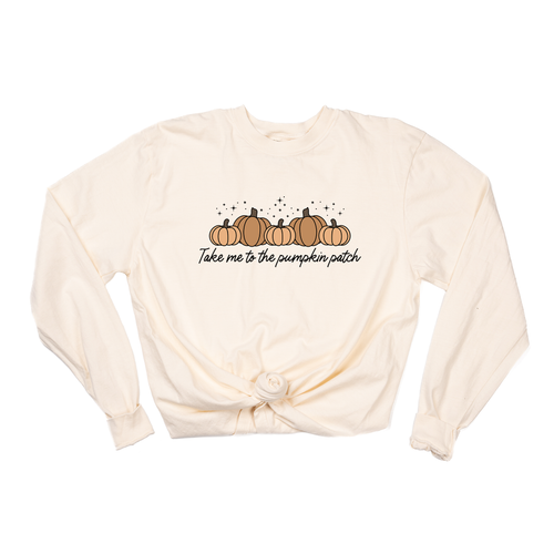 Take Me To The Pumpkin Patch - Tee (Vintage Natural, Long Sleeve)