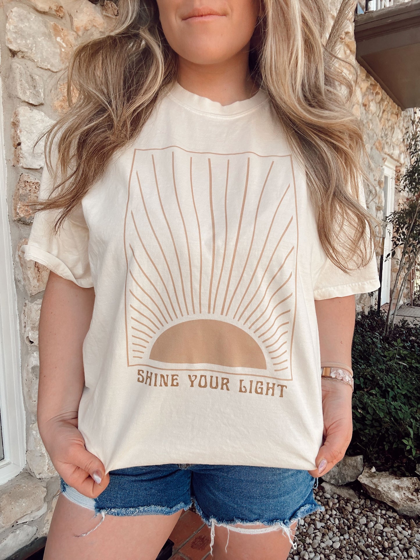 Shine Your Light - Tee (Vintage Natural, Short Sleeve)