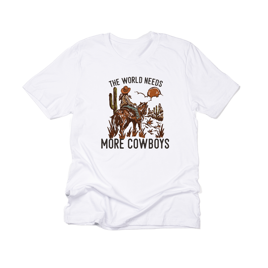 The World Needs More Cowboys - Tee (Vintage White)