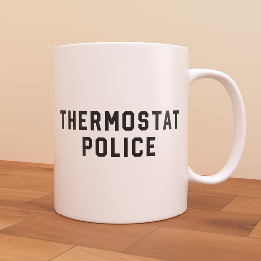 Thermostat Police - Coffee Mug (White)