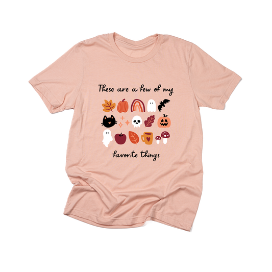 These Are A Few Of My Favorite Things (Fall) - Tee (Peach)