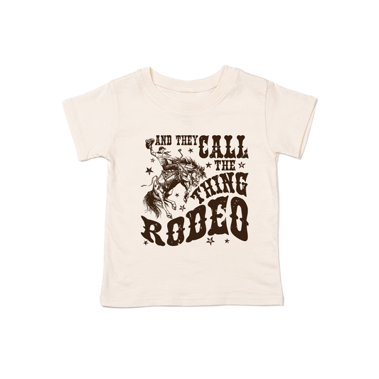 They Call The Thing Rodeo - Kids Tee (Natural)