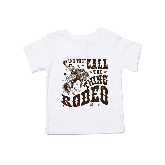 They Call The Thing Rodeo - Kids Tee (White)