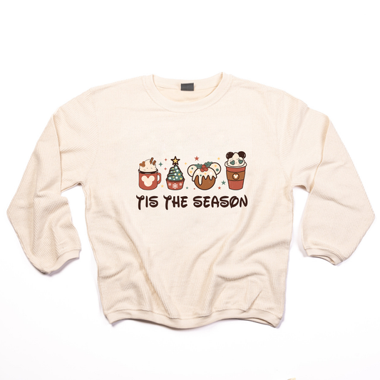 Tis The Season Magic Mouse Treats - Corded Sweatshirt (Ivory)