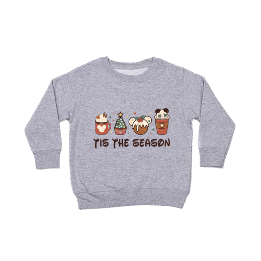 Tis The Season Magic Mouse Treats - Kids Sweatshirt (Heather Gray)
