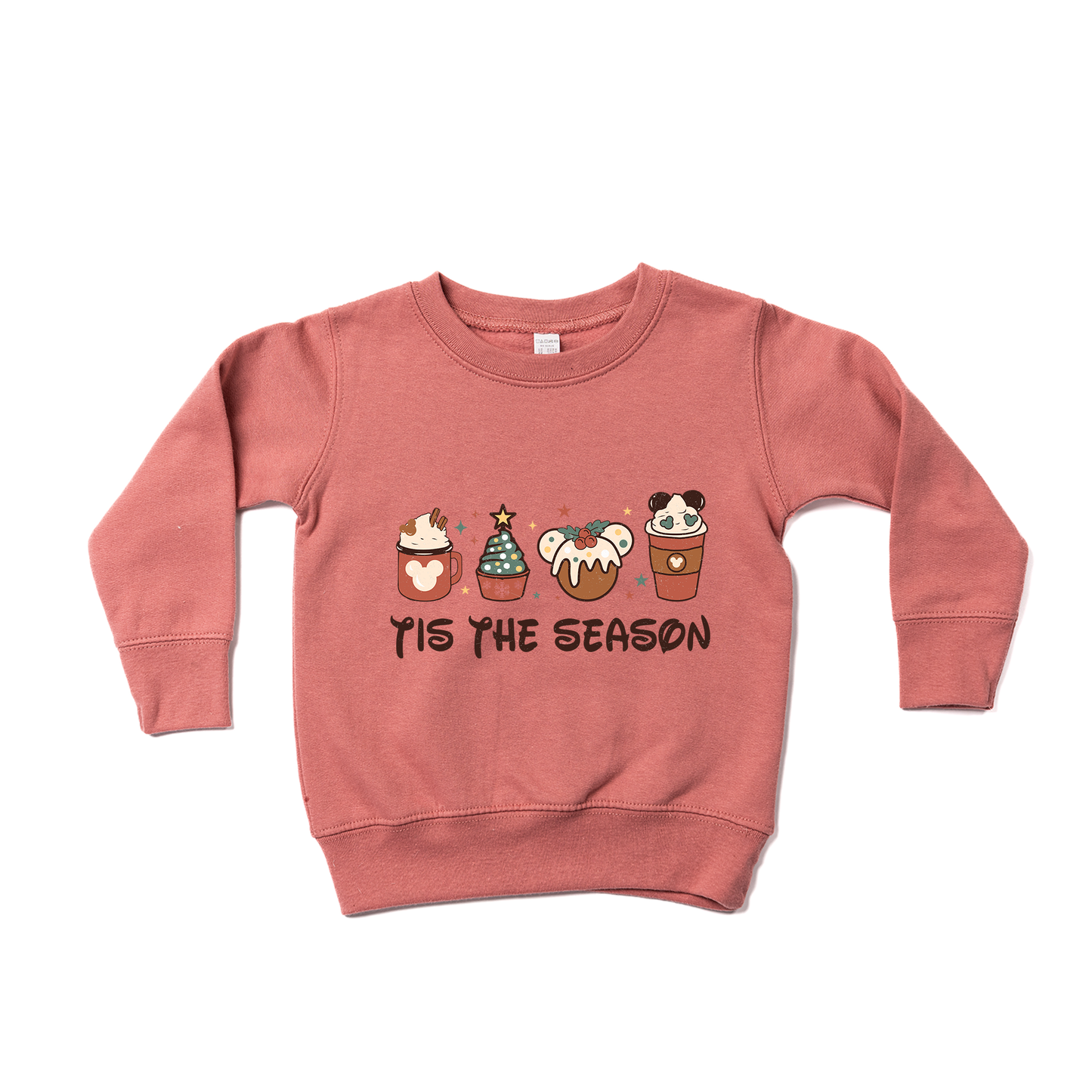 Tis The Season Magic Mouse Treats - Kids Sweatshirt (Mauve)