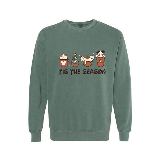 Tis The Season Magic Mouse Treats - Sweatshirt (Blue Spruce)