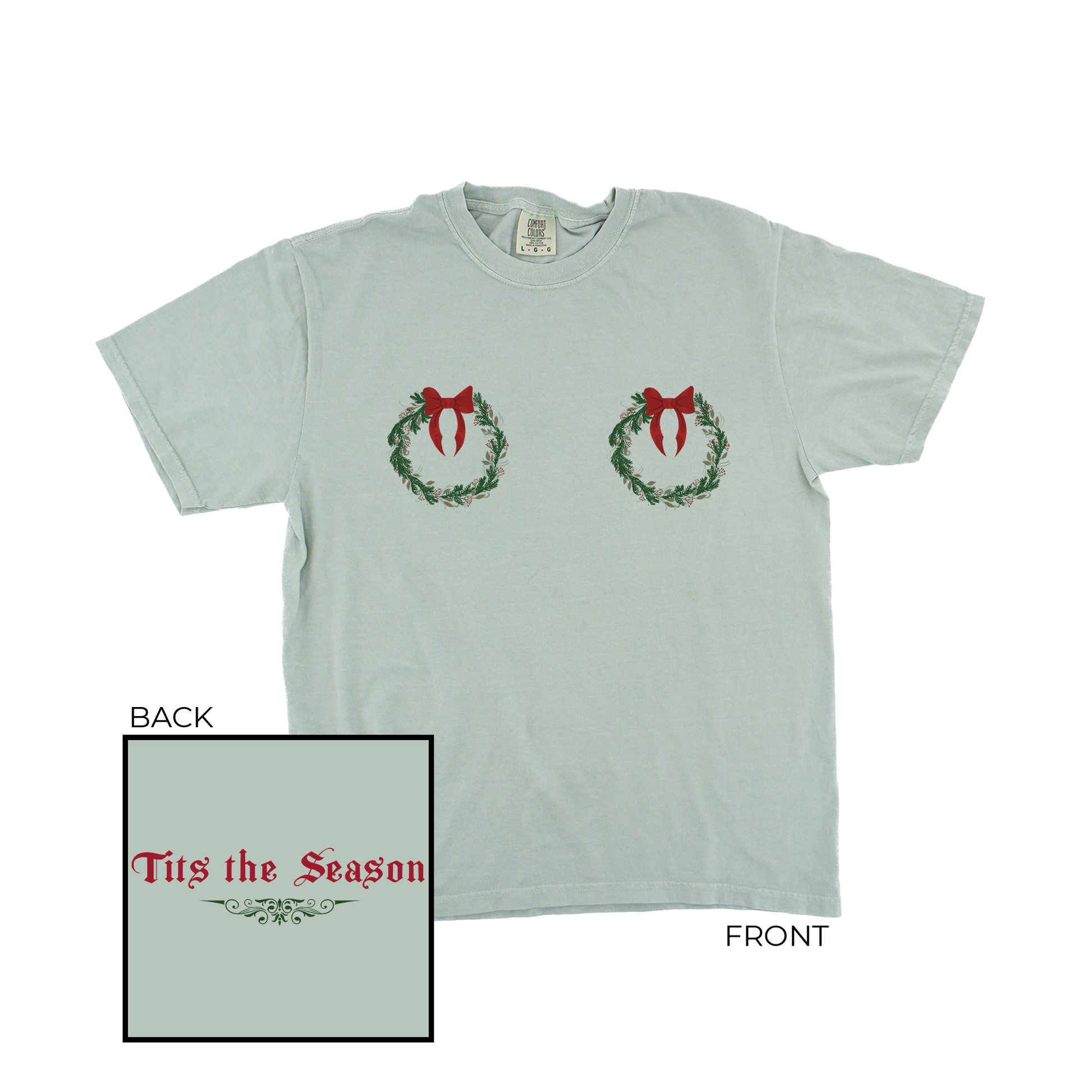 Tits the Season (Front & Back) - Tee (Bay)