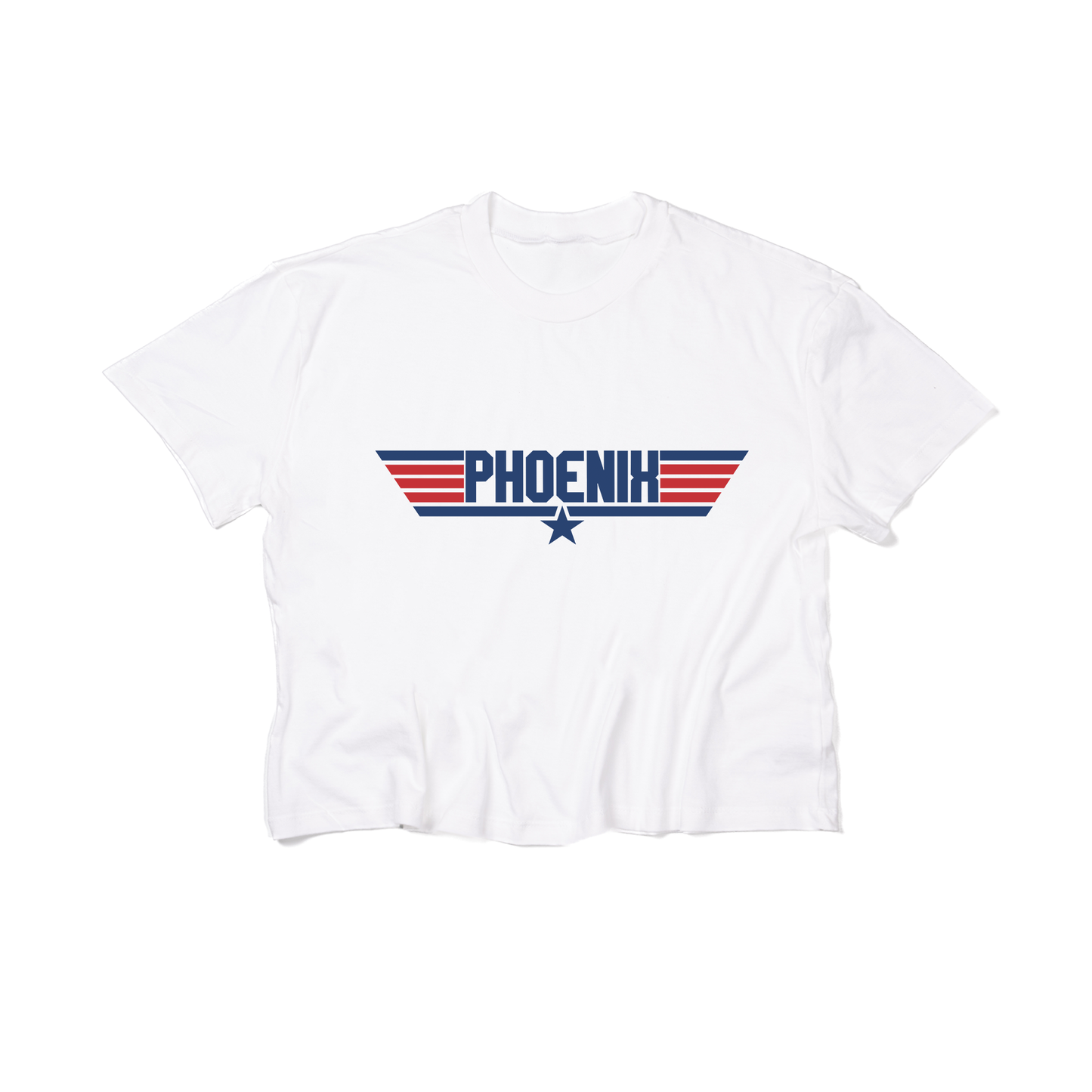 Top G (Phoenix) - Cropped Tee (White)