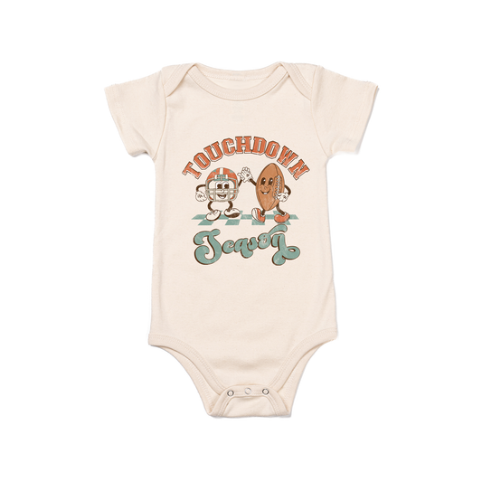 Touchdown Season Football Friends - Bodysuit (Natural, Short Sleeve)