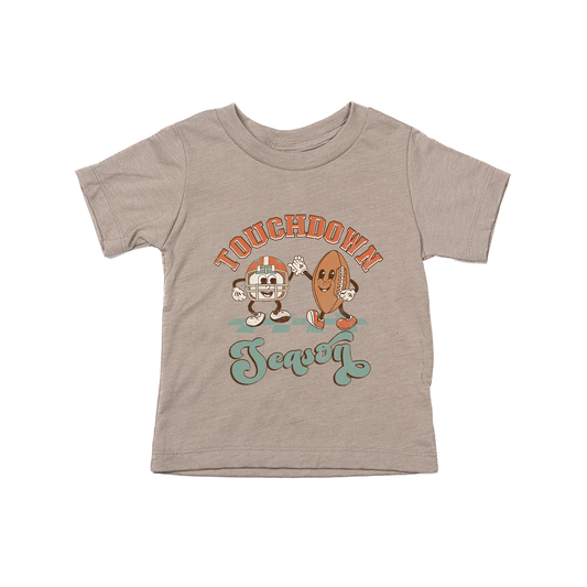 Touchdown Season Football Friends - Kids Tee (Pale Moss)