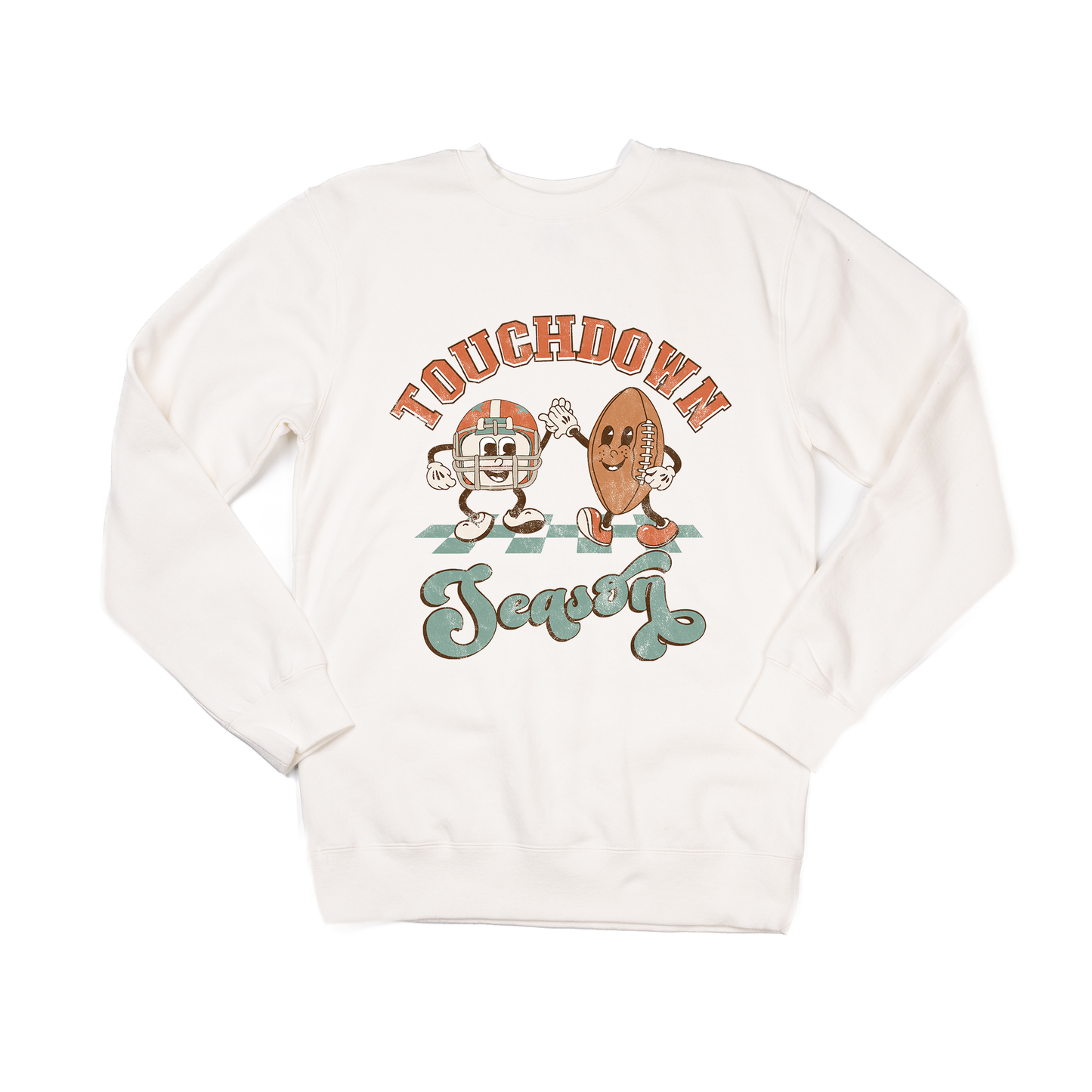 Touchdown Season Football Friends - Sweatshirt (Creme)