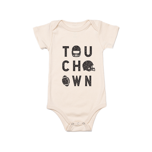 Touchdown (Distressed) - Bodysuit (Natural, Short Sleeve)