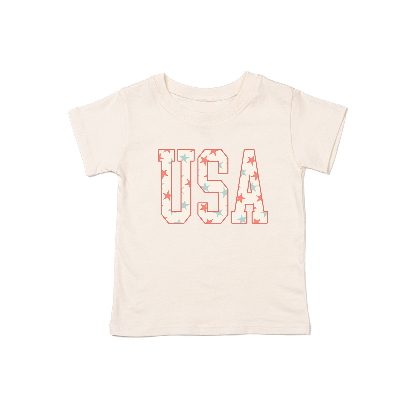 USA Varsity (Stars) - Kids Tee (Natural)