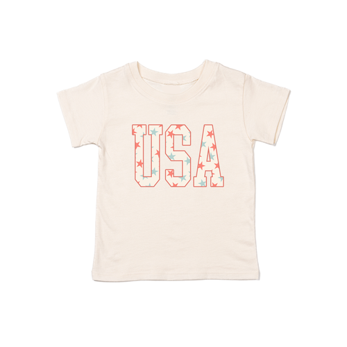 USA Varsity (Stars) - Kids Tee (Natural)