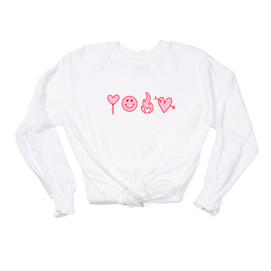 V-Day Things - Tee (Vintage White, Long Sleeve)