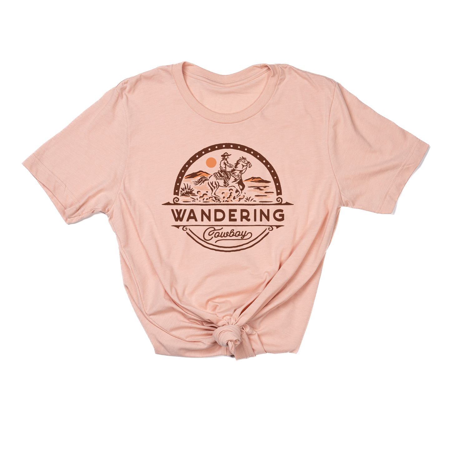 Wandering Cowboy - Tee (Peach)