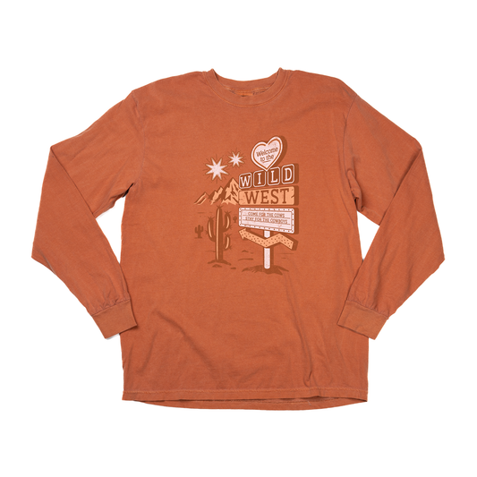 Welcome to the Wild West - Tee (Vintage Rust, Long Sleeve)