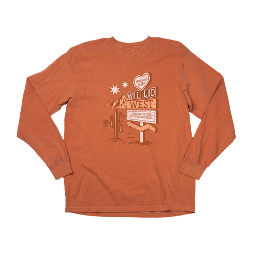 Welcome to the Wild West - Tee (Vintage Rust, Long Sleeve)