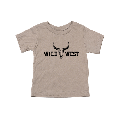 Wild West Longhorn - Kids Tee (Pale Moss)