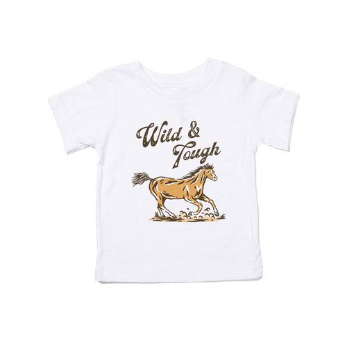 Wild & Tough - Kids Tee (White)