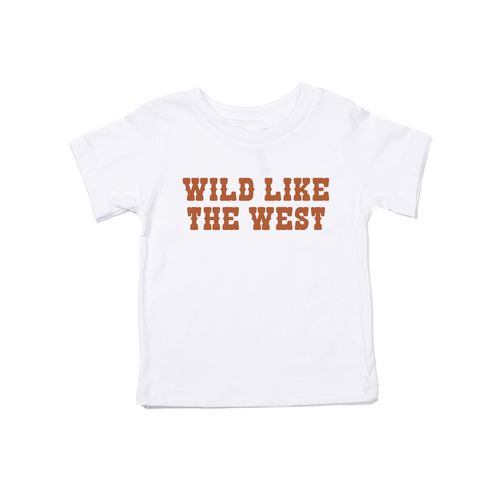 Wild Like the West - Kids Tee (White)