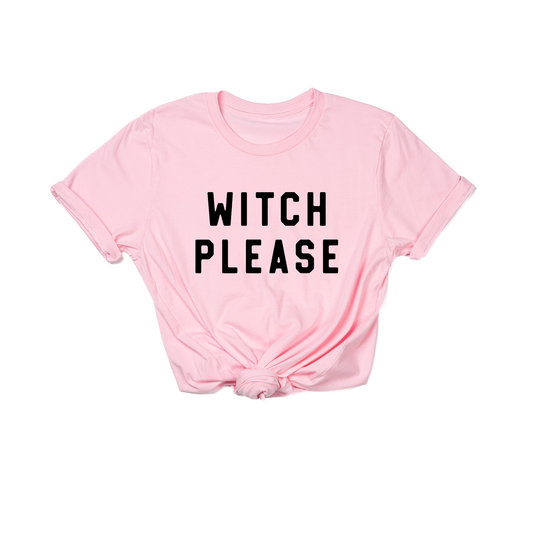 Witch Please (Black) - Tee (Pink)