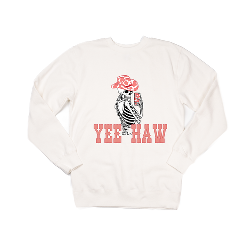 Yee Haw Selfie Skeleton - Sweatshirt (Creme)