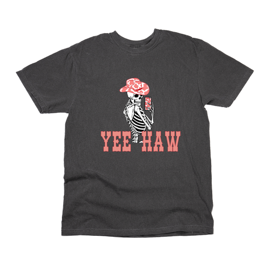 Yee Haw Selfie Skeleton - Tee (Smoke)