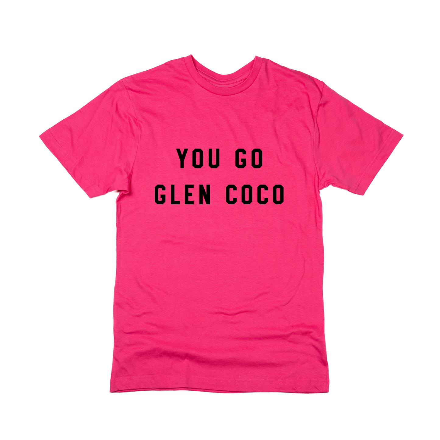 You Go Glen Coco (Black) - Tee (Hot Pink)