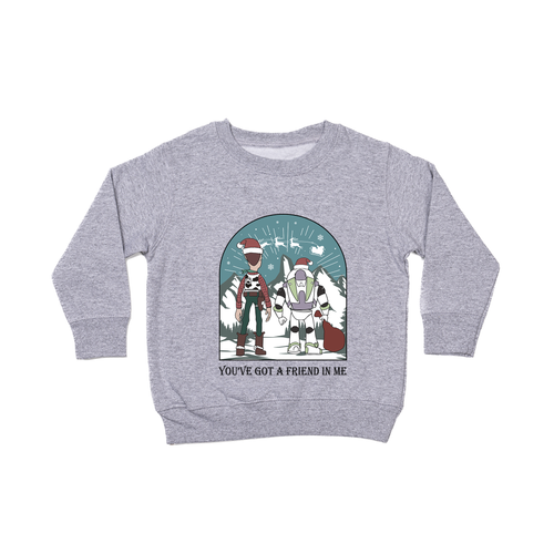 You've got a friend in me Christmas - Kids Sweatshirt (Heather Gray)