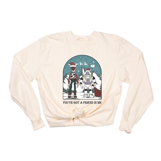 You've got a friend in me Christmas - Tee (Vintage Natural, Long Sleeve)