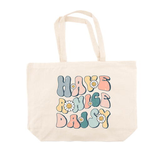 Have a Nice Daisy - Tote (Natural)