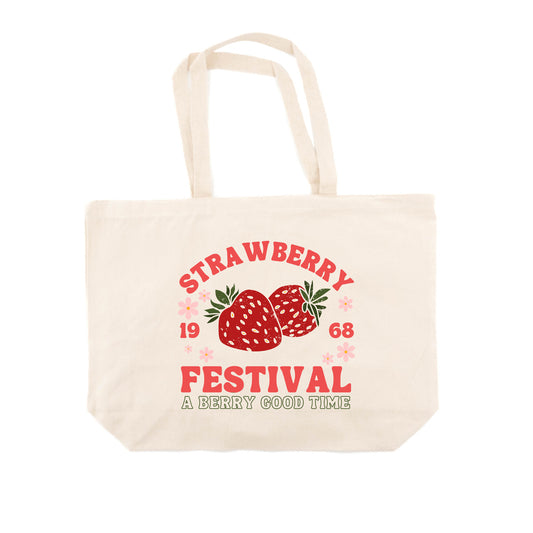Strawberry Festival - Tote (Natural)