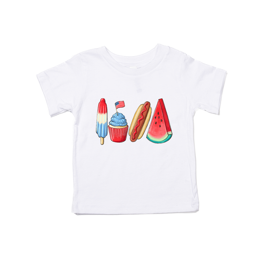 4th of July Favs - Kids Tee (White)