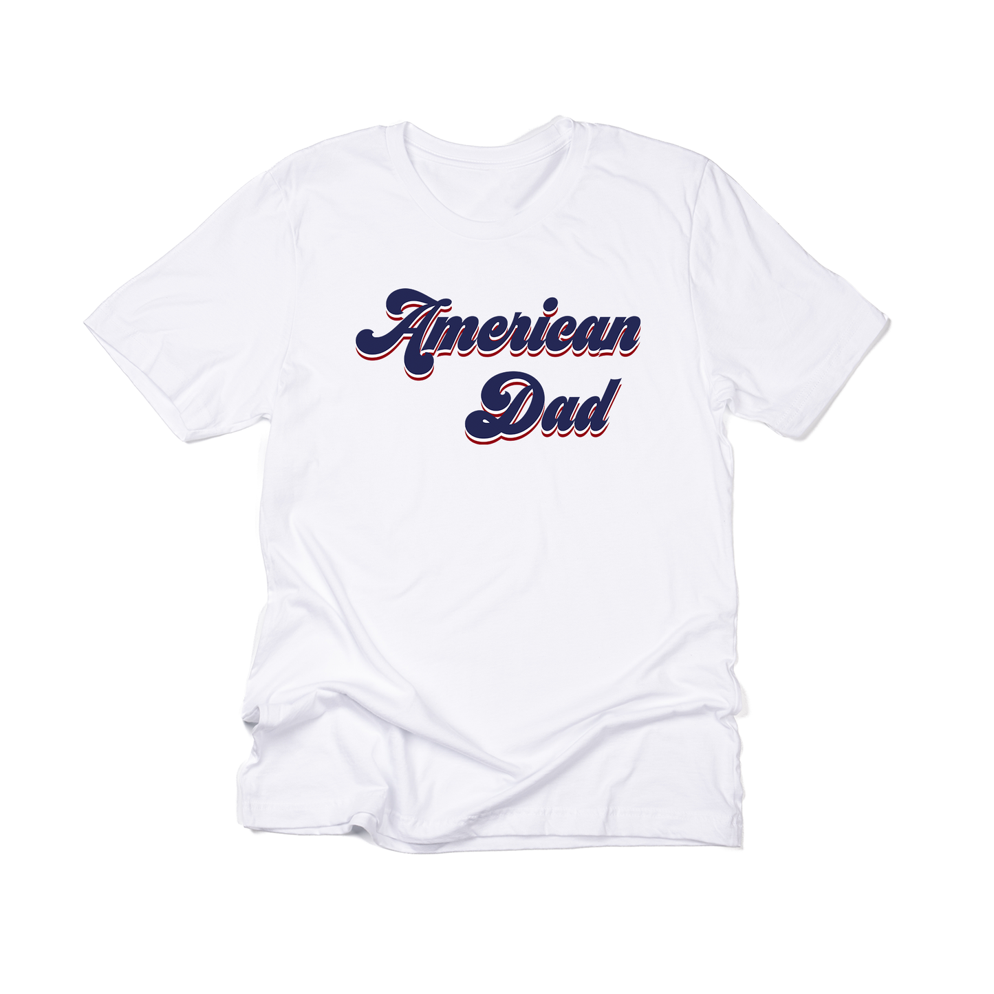 American Dad (Blue) - Tee (White)