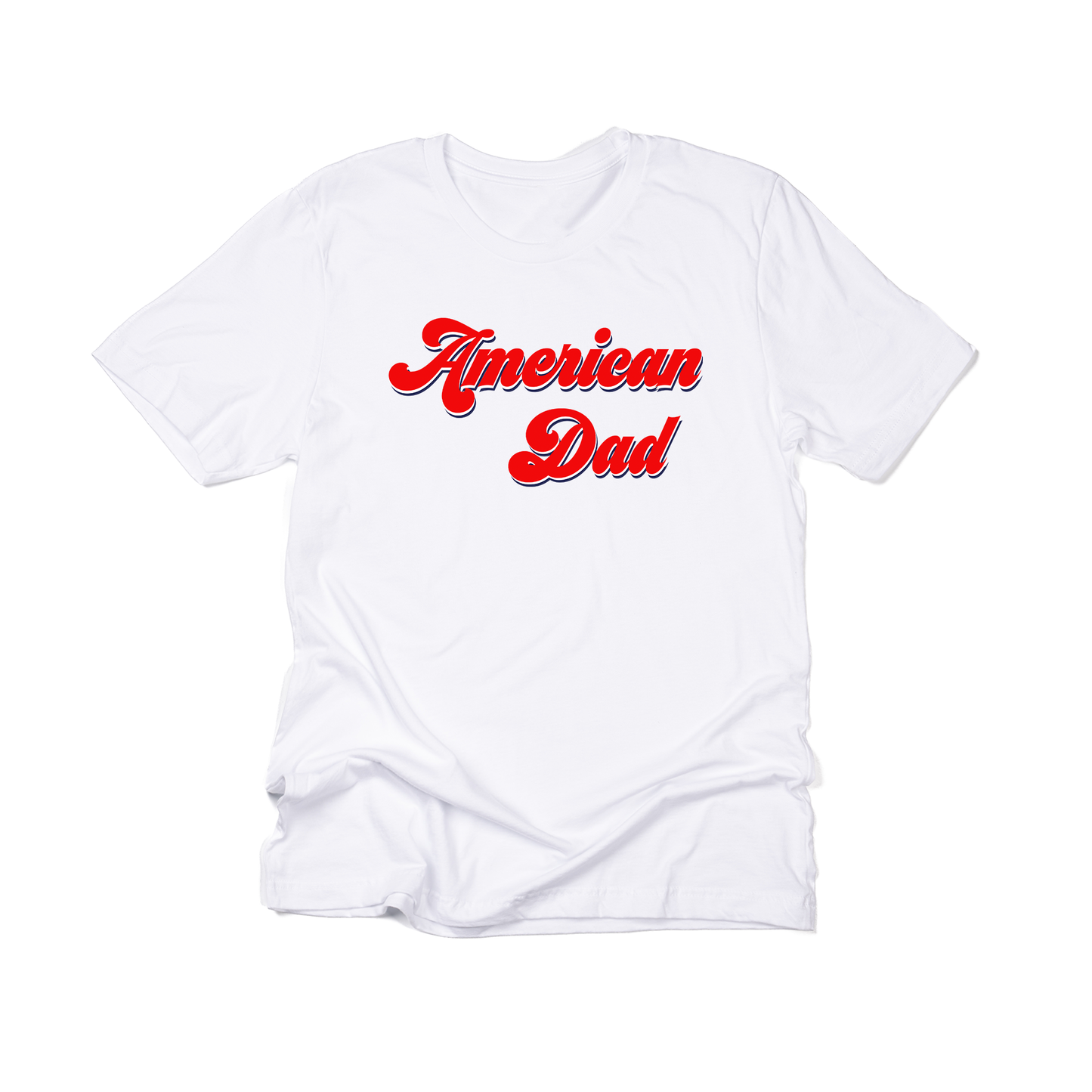 American Dad (Red) - Tee (White)
