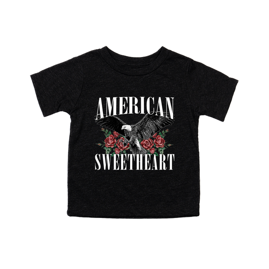 American Sweetheart (Graphic) - Kids Tee (Charcoal Black)